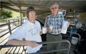  ?? MURRAY WILSON/STUFF ?? Phillippa and John Martin’s farm Mannamilk, south of Levin, was raided by officials in December.