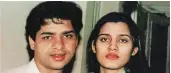  ??  ?? A file picture of Suhaib Ilyasi with his wife Anju