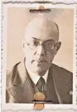  ??  ?? Franz Hagemann: Portrait aus dem Archiv der Mahn- und Gedenkstät­te.