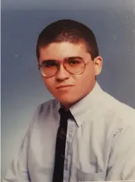  ?? (Courtesy John Daly) ?? ELEVENTH-GRADE yearbook picture, Vanguard High School, Ocala, Florida. John reveals it was the photo ‘most hated’ by his mother.