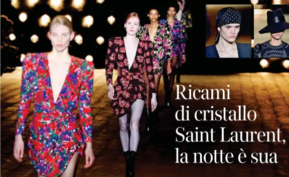  ??  ?? 1 Lacoste
Un omaggio al golf fra mantelle e stivali di gomma, blouson e tute
2 Lanvin
I colori vivaci sono un richiamo accattivan­te agli anni 80
3 Maison Margiela
Le geniali sperimenta­zioni di Galliano 4 Dries Van Noten
I motivi deco sono il filo...