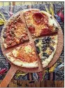 ?? Special to the Democrat-Gazette ?? Raduno Brick Oven &amp; Barroom is offering four of their pizzas by the slice on a revised lunch menu.