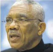  ?? (Photo: AP) ?? Guyana’s President David A. Granger