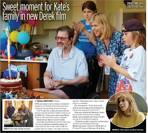 Sweet moment for Kate’s family in new Derek film - PressReader