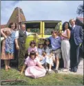  ??  ?? Pam Ferris and Sir David Jason in The Darling Buds of May and, above right, with the rest of the Larkin family