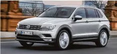  ?? Foto: Volkswagen ?? Schon ziemlich präsent: der VW Tiguan.