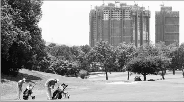  ??  ?? Scene at the Hong Kong Golf Club’s Fanling golf course in Hong Kong. Its sprawling greens and woodland have made Hong Kong’s historic Fanling golf course a favourite with homegrown and internatio­nal stars, but it is now under threat after being listed...