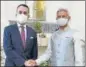  ?? ?? Luigi Di Maio and S Jaishankar