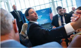  ?? ?? Ron DeSantis in Maryland this month. Photograph: Shawn Thew/EPA