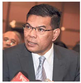  ??  ?? Ups and downs: Saifuddin gave himself a slightly above average rating as the leader of his Ministry, but conceded a backlog of agenda implementa­tions.