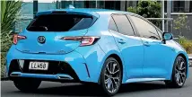  ??  ?? Toyota has added a second hybrid model to the new range – in range-topping ZR specificat­ion.