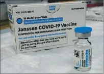  ?? MARY ALTAFFER — THE ASSOCIATED PRESS, FILE ?? The risk posed by the Johnson & Johnson vaccine, if it exists, is apparently extremely low – and pales in comparison to the risk from contractin­g the virus.