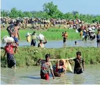  ?? AFP file ?? The crackdown on the Rohingya in northweste­rn Rakhine State, which the UN denounced as ‘ethnic cleansing’ by the army. —