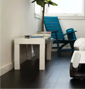  ??  ?? Kuri is among the consumer robots coming out later this year. But the devices are not without limitation­s and don’t do much more than a smart home device.