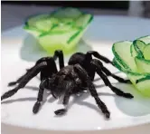  ??  ?? Deep fried tarantula — IC