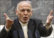  ?? AP ?? The Taliban have long refused direct talks with the Afghan government and President Ashraf Ghani.