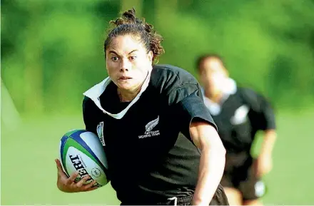  ??  ?? Louisa Wall played for the Black Ferns at the Women’s Rugby World Cup in 1999. Louisa Wall