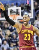  ?? ANSA ?? LeBron James, 30 anni, star di Cleveland