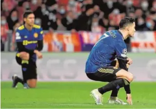  ?? // AFP ?? Varane y Cristiano Ronaldo, en el Metropolit­ano