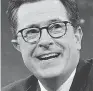  ??  ?? Stephen Colbert