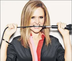  ??  ?? Falling down on the job? Despite the lefty tilt of stars like Samantha Bee, Obama wants progressiv­es to be ‘more entertaini­ng’ and ‘persuasive.’