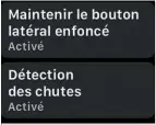  ??  ?? La Watch peut prévenir les secours si vous n’êtes pas en mesure de le faire.