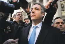  ?? Julie Jacobson / Associated Press ?? Michael Cohen is asking a federal judge that he be allowed to avoid prison when he is sentenced in less than two weeks.