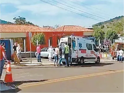  ?? REPRODUÇÃO DE VÍDEO ?? No ataque à creche de Saudades, em Santa Catarina, três crianças e duas professora­s morreram. Assassino sobreviveu