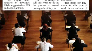  ?? Picture: David Davies ?? Fees to take exams are around £1,000 per pupil for those taking GCSES, headteache­rs said.