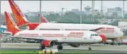  ?? MINT/FILE ?? ▪ The emphasis on government welcoming other businesses on an equal footing with airlines for the 76% stake in Air India comes after some airlines opted out of the race