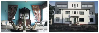  ??  ?? Main image, top: A house in Malvern, Johannesbu­rg, built by the first female architect in SA, Nelly Edwards. Above: Interior and exterior of another Malvern house. John Monteiro (below) owns a house designed by Edwards in Kensington, Johannesbu­rg. Photos: Oupa Nkosi