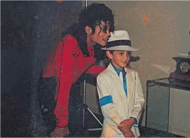  ??  ?? Clockwise, from left: Michael Jackson and Wade Robson in Leaving Neverland; Jan Broberg, Robert Berchtold and Mary-Ann Broberg in Abducted in Plain Sight;Hayley McGregor.