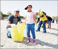  ??  ?? One more photo from the beach cleanup campaign.