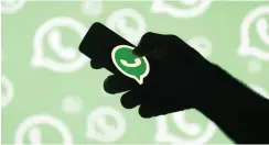  ?? Reuters ?? MANY WhatsApp users have been questionin­g their safety regarding using the app when it reported a security flaw. |