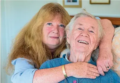  ?? BRYA INGRAM/STUFF ?? Sarah Carberry, full-time carer for mother Sheila Gemmell, 94, says she hasn’t slept properly in years. ‘‘It’s a bit like having a toddler that doesn’t sleep. And you can’t reason with them.’’