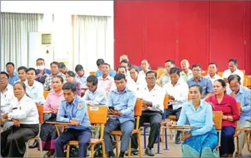  ?? CHILDFUND ?? ChildFund Cambodia holds a seminar over project expansion in Svay Rieng province on May 18.