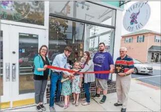  ?? SUBMITTED PHOTOS ?? Danni Balasa opened the Peanut and Tot storefront in Boyertown with her family June 2, expanding what had been an online business. The store specialize­s in clothing for young girls and boys.