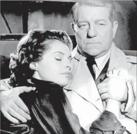  ?? The American Cinematheq­ue ?? “THE NIGHT AFFAIR” stars Nadja Tiller and Jean Gabin in a saga of drugs and May-December romance. The Gilles Grangier film is part of the Aero noir series.