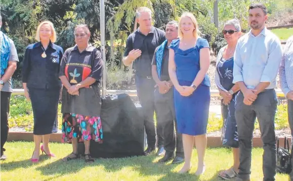  ?? ?? Deputy Chief Minister Nicole Manison at an event not wearing a mask, less than seven days after leaving Covid-19 quarantine. Picture: Facebook