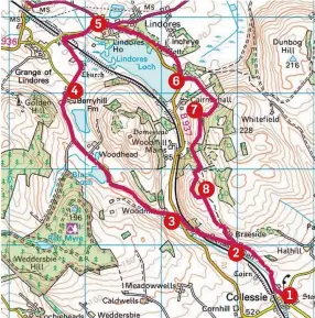  ?? ?? The loch circuit with gentle ascents is suitable for most fitness levels.