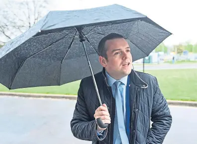  ?? ?? PRESSURE: One letter writer explains why Scottish Tory leader Douglas Ross lost seats.
