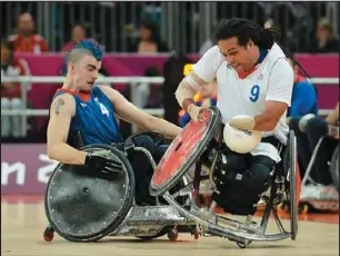  ?? Fot. Getty Images/fpm ?? Rugbyści na wózkach