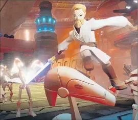  ?? Disney Interactiv­e ?? BRACE YOURSELVES, “Star Wars” gaming fans: The intergalac­tic epic is on track to become part of the “Disney Infinity” toys-to-life world later this year.