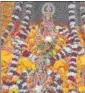  ?? SOURCED ?? Ramlalla idol at Ram Janmabhoom­i, Ayodhya in yellow khadi silk garment on Tuesday.