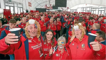  ?? PHOTOSPORT ?? Rugby clubs and accommodat­ion providers in Lower Hutt will be swimming in a sea of red.