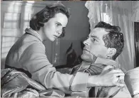  ??  ?? The Best Years of Our Lives Wilma Cameron (Cathy O’Donnell) comforts her traumatize­d fiance, returning World War II veteran Homer Parrish (Harold Russell), in The Best Years of Our Lives.