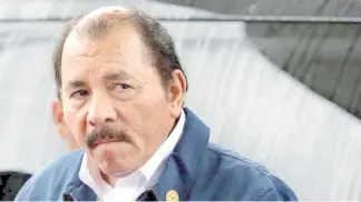  ?? EFE ?? Daniel Ortega, presidente de Nicaragua.