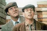  ?? ?? Eric Sykes teamed up with Tommy Cooper for the immortal The Plank (1967), a film based on the simple premise of two workmen transporti­ng a wooden plank.