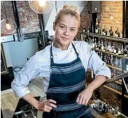  ??  ?? New head chef Eeva Torvinen campaigned hard to get her cabbage rolls on the menu.