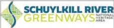  ?? SUBMITTED PHOTO ?? The Schuylkill River Heritage Area has announced that it has adopted a newname and a newlogo, to better reflect the goals of the organizati­on. The organizati­on’s new name is Schuylkill River Greenways National Heritage Area. Shown here is the new logo,...